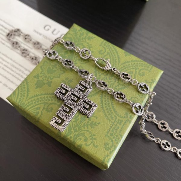 העתק, מעצב, הטוב ביותר, איכותי, 1:1, מזויף, תכשיטים שרשרת גוצ'י