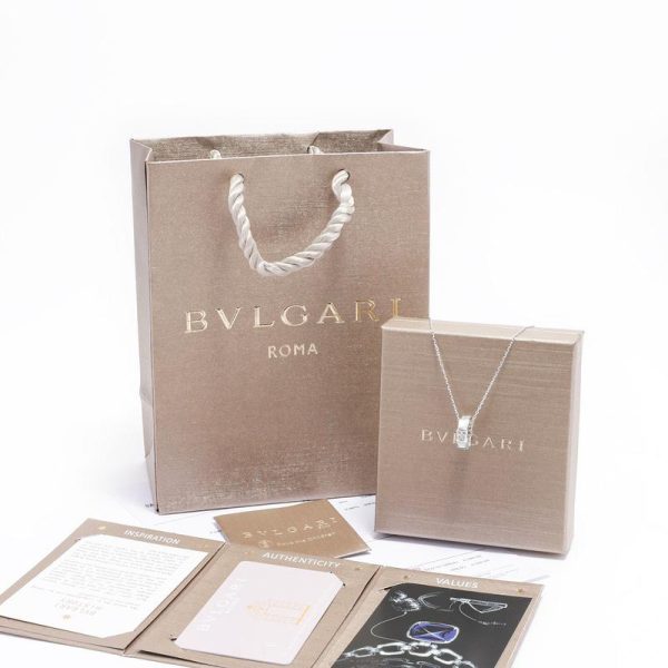 [גרסה באיכות גבוהה] BVLGARI מעטפת עצם נחש שרשרת